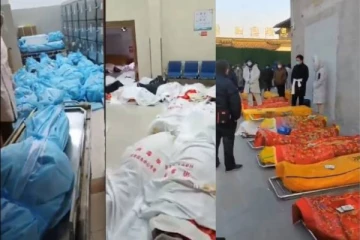 சீனாவில் தாண்டவமாடும் கொரோனா; மலைப்போல் குவியும் உடல்கள்; வெளியான அதிர்ச்சி காணொளி!