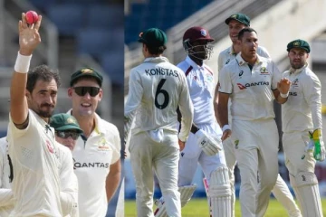 ஸ்டார்க்கின் தாக்குதலில் 27 ரன்னுக்கு மே.தீவுகள் ஆல்அவுட்! 400 விக்கெட்..வரலாற்று சாதனை