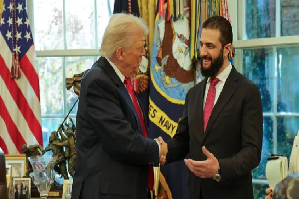 உங்களுக்கு எத்தனை மனைவிகள்? டிரம்ப் கேள்வியால் திகைத்த சிரிய ஜனாதிபதி | Trump How Many Wives Do You Have Syrian President உங்களுக்கு எத்தனை மனைவிகள்? டிரம்ப் கேள்வியால் திகைத்த சிரிய ஜனாதிபதி | Trump How Many Wives Do You Have Syrian President