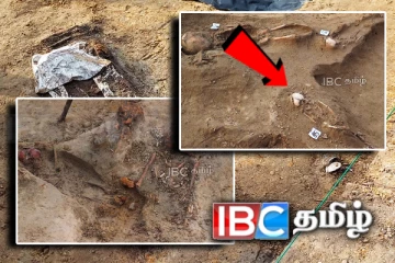 செம்மணியில் இன்று மீட்கப்பட்ட எலும்பு கூட்டு தொகுதிகள்