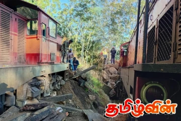 மண்சரிவு காரணமாக மலையக தொடருந்து சேவைகள் பாதிப்பு