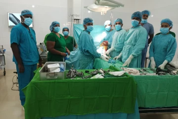 முல்லைத்தீவு மாவட்ட வைத்தியசாலையில் முதன்முறையாக வெற்றிகரமாக முன்னெடுக்கப்பட்ட சத்திரசிகிச்சை!