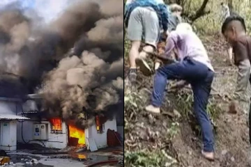 மலை உச்சியில் அமர்ந்து தேர்வு எழுதும் மாணவர்கள்! புனேவில் தனியார் நிறுவனத்தில் ஏற்பட்ட தீ விபத்து... இந்திய செய்திகள்