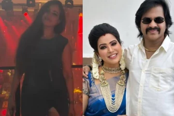 திருமணமாகி ஒராண்டு நிறைவு!! பப்பில் ஆட்டம் போட்ட ரெடின் கிங்ஸ்லி மனைவி சங்கீதா..