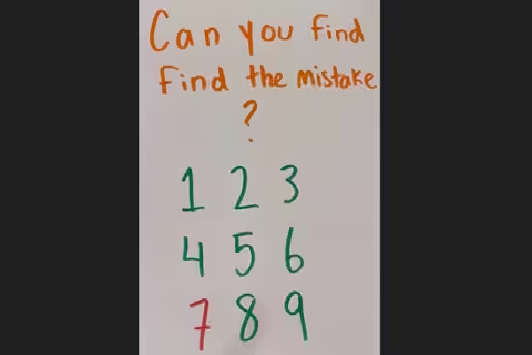 Brain Teaser Maths: உங்கள் இடது மூளை பலமானதா? இப்படத்தில் இருக்கும் தவறு என்ன? | Brain Teaser Can You Spot The Mistake In Puzzle