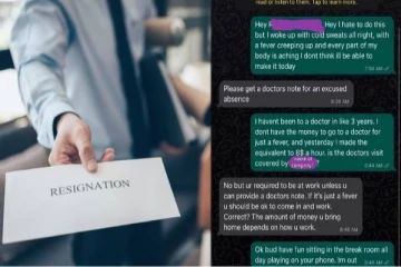 காய்ச்சலுக்கு கூட லீவு கொடுக்காத மேனேஜர்; வேலையை உதறி தள்ளிய ஊழியர் - வைரல் வாட்ஸ் ஆப் சாட்!