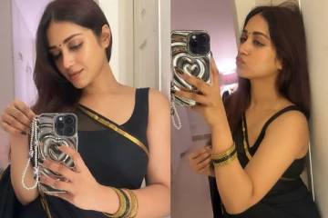 நிவேதா பெத்துராஜின் மிரர் செல்பி.. அசத்தலான புகைப்படங்கள்