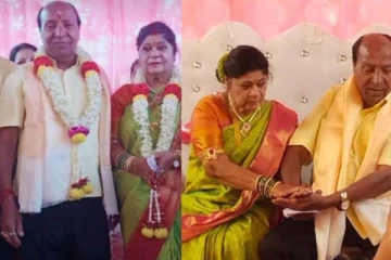 மகன்கள், பேரன்கள் முன்னிலையில் 75 வயதான செல்வந்தருக்கு திருமணம்! மனைவியின் சகோதரி தான் மணப்பெண்