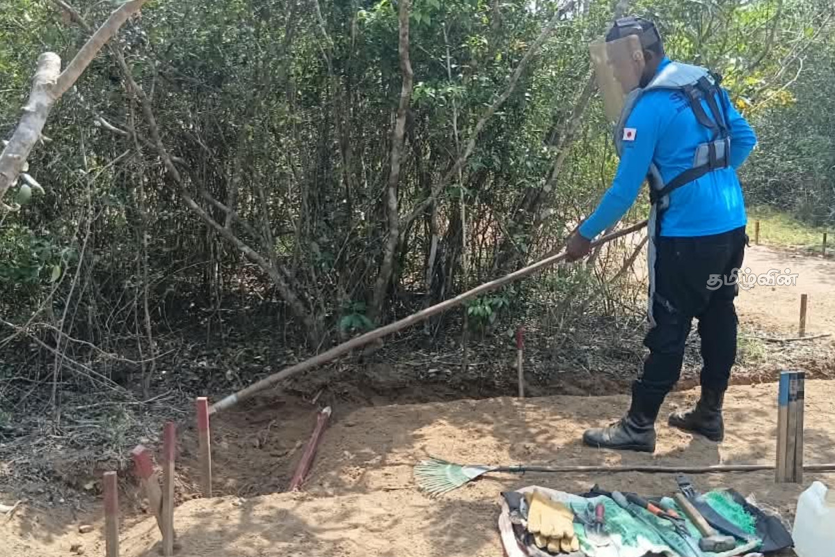 வடக்கில் 10 ஆண்டுகளில் 86302 அபாயகரமான வெடிபொருட்கள் அகற்றல் | Hazardous Explosives Cleared Northern Province வடக்கில் 10 ஆண்டுகளில் 86302 அபாயகரமான வெடிபொருட்கள் அகற்றல் | Hazardous Explosives Cleared Northern Province