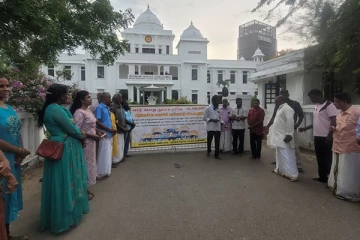தமிழ் தேசிய மக்கள் முன்னணியின் ஏற்பாட்டில் யாழ். பொதுசன நூலக நினைவேந்தல்