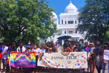 யாழில் ஓரின சேர்க்கையாளர்களுக்கு ஆதரவாக சுயமரியாதை நடை (Photos)