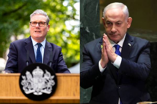 Keir Starmer/Benjamin Netanyahu