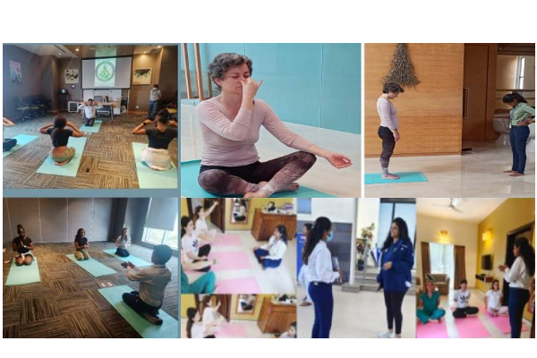 செஸ் ஒலிம்பியாட் போட்டி - வீரர்களுக்கு யோகா பயிற்சி கொடுக்கும் மருத்துவர்கள் - தமிழ்நாடு