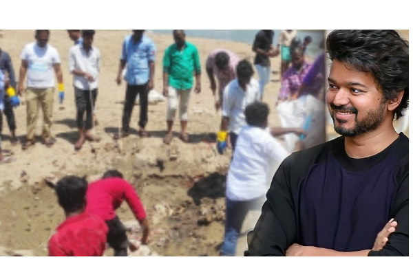 வைகை ஆற்றை சுத்தம் செய்து வரும் விஜய் ரசிகர்கள் - குவியும் பாராட்டு - தமிழ்நாடு