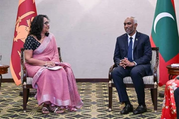 අග්‍රමාත්‍ය හරිනි සහ මාලදිවයින් ජනාධිපති අතර හමුවක්