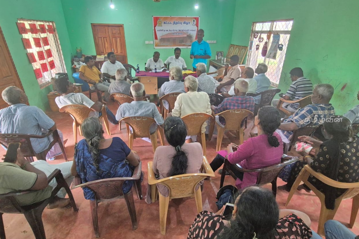 காணி விடுவிப்பு குறித்து மயிலிட்டி மக்களுடன் கலந்துரையாடிய சிறீதரன் எம்.பி | Sritharan Mp Discusses Land Release With People