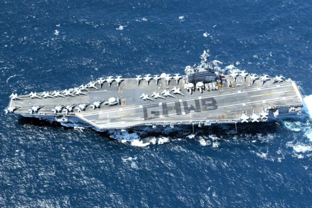 80 போர் விமானங்களுடன் ஈரானை நோக்கி புறப்பட்டது அமெரிக்காவின் அடுத்த போர்க்கப்பல்! | Next Us Aircraft Carrier To Deployed Middle East 80 போர் விமானங்களுடன் ஈரானை நோக்கி புறப்பட்டது அமெரிக்காவின் அடுத்த போர்க்கப்பல்! | Next Us Aircraft Carrier To Deployed Middle East
