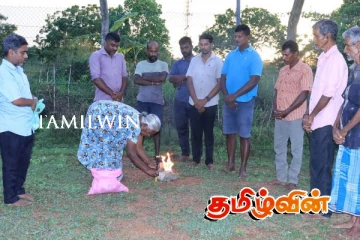 மல்லாவி - ஆலங்குளம் மாவீரர் துயிலும் இல்லத்தில் சிரமதானப்பணிகள் ஆரம்பம்