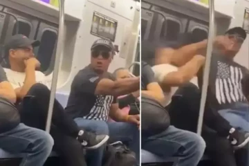 தோளில் சாய்ந்து தூங்கிய நபர்....வெளுத்துவாங்கிய சகபயணி..வைரலாகும் வீடியோ