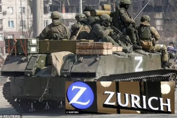 ரஷ்யாவின் அந்த ஒற்றை எழுத்து: சூரிச் காப்பீட்டு நிறுவனம் முக்கிய முடிவு