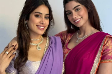 ஜான்வி கபூர் மற்றும் அவரது தங்கை பாவாடை தாவணியில் கியூட் போட்டோஷூட்