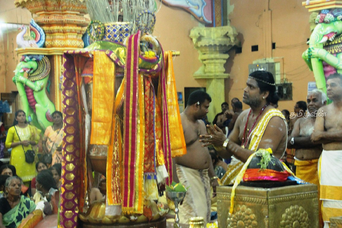 ஸ்ரீமாமாங்கேஸ்வரர் ஆலயத்தின் வருடாந்த மஹோற்சவம் கொடியிறக்கத்துடன் நிறைவு | Mamangeswara Temple Cultural Event
