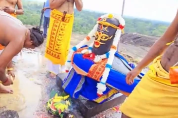 வெடுக்குநாறிமலையில் அமைதியாக இடம்பெற்ற சிவராத்திரி பூஜை