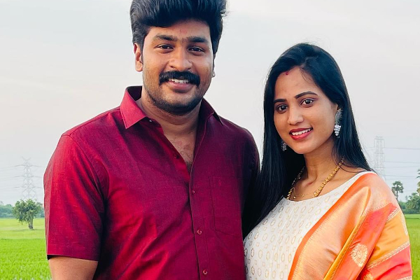 சீரியல் நடிகர் நவீன் மனைவி கண்மணிக்கு நடந்த வளைகாப்பு! - புகைப்படங்கள் இதோ | Naveen Kanmani Baby Shower Function