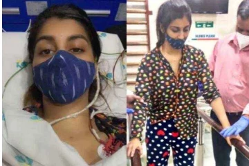 குழந்தையை போல் நடக்க கற்றுக்கொள்ளும் யாஷிகா - காண்போரை கண் கலங்க செய்யும் வீடியோ