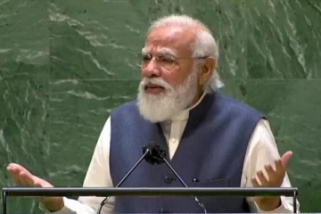 ‘’ஜனநாயத்தின் தாயாக கருதப்படும் இந்தியாவில் இருந்து வந்துள்ளேன்’’  -  பிரதமர் மோடி