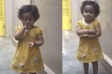 ‘என்ன அழகு...’ குட்டி குழந்தையின் க்யூட்டான பாரத நாட்டியம் - வைரலாகும் வீடியோ