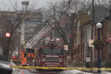 கனடாவில் இடம்பெற்ற தீ விபத்தில் ஆறு கட்டிடங்கள் முற்றாக தீக்கிரை