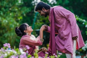 மாடர்ன் உடையில் ரொமான்ஸில் கலக்கும் செந்தில்- ராஜலட்சுமி