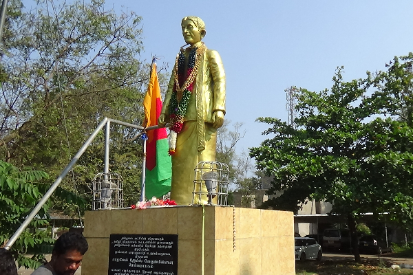 இலங்கை தமிழரசுக்கட்சியின் ஸ்தாபகத் தலைவர் எஸ்.ஜெ.வி செல்வநாயகத்தின்  ஜனன தினம் அனுஷ்டிப்பு | 124Th Birthday Sjv Selvanayagam President