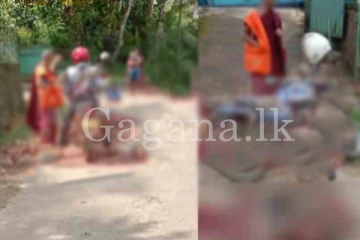 චීවරධාරියෙකුගෙන් පොලිස් නිලධාරියෙකුට පිහි පහරක්. - හේතුව මෙන්න.