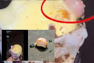 ஐஸ்கிரீமுக்குள் துண்டிக்கப்பட்ட கைவிரல்: இந்தியாவில் சம்பவம்