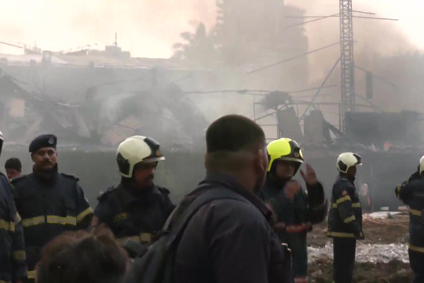 திரைப்பட படப்பிடிப்பின் போது பயங்கர தீ விபத்து - ஒருவர் உயிரிழப்பு..! - தமிழ்நாடு