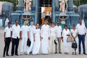 தமிழர் மரபுக்கு மாறிய சீனத்தூதுவர்!