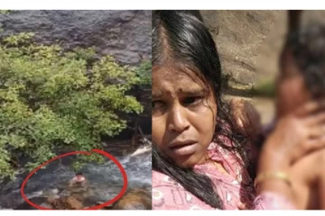 அருவியில் அடித்து செல்லப்பட்ட குழந்தை- நொடிப்பொழுதில் காப்பாற்றிய இளைஞர்! திக் திக் நிமிடங்கள்