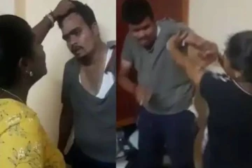 மேட்ரிமோனியில் ஏற்பட்ட காதல்..ஏமாற்றிய காதலன்..துடைப்பத்தால் துவைத்து எடுத்த காதலி