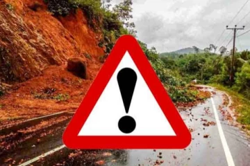 மண்சரிவு அபாயம் ; மக்களை வெளியேற்றுவதற்கான சிவப்பு எச்சரிக்கை