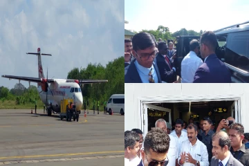 யாழில் சற்று முன்னர் வந்திறங்கிய இந்திய உயர்மட்டக் குழு!