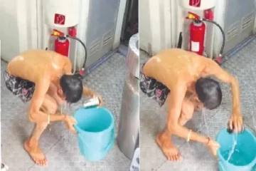 ஓடும் ரயிலில் குளித்த நபர்; ஸ்லீப்பர் கோச்சில் சோப்பு - இறுதியில் ட்விஸ்ட்