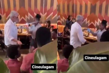 துபாயில் ரசிகையுடன் நடனம் ஆடிய நடிகர் அஜித்- வைரலாகும் வீடியோ இதோ