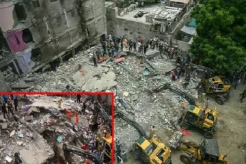 பாகிஸ்தானில் அடுக்குமாடி குடியிருப்பு இடிந்து விழுந்து 27 பேர் பலி