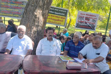 காணிகளை விடுவிக்க கோரி வலி.வடக்கில் போராட்டம்!