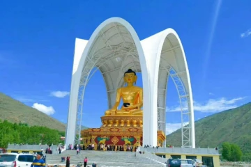 අඩි 99ක් උස විශාල බුද්ධ ප්රතිමාවක් කඩා බිඳ දමයි...භික්ෂූන් වහන්සේලා බලහත්කාරයෙන් නෙරපා දමයි...සිදු කළ මහා විනාශය මෙන්න.(PHOTOS)