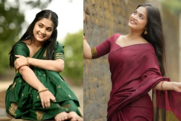 சிம்பிள் புடவையில் அசத்தும் அய்யனார் துணை சீரியல் நடிகை அட்சயா ராய்