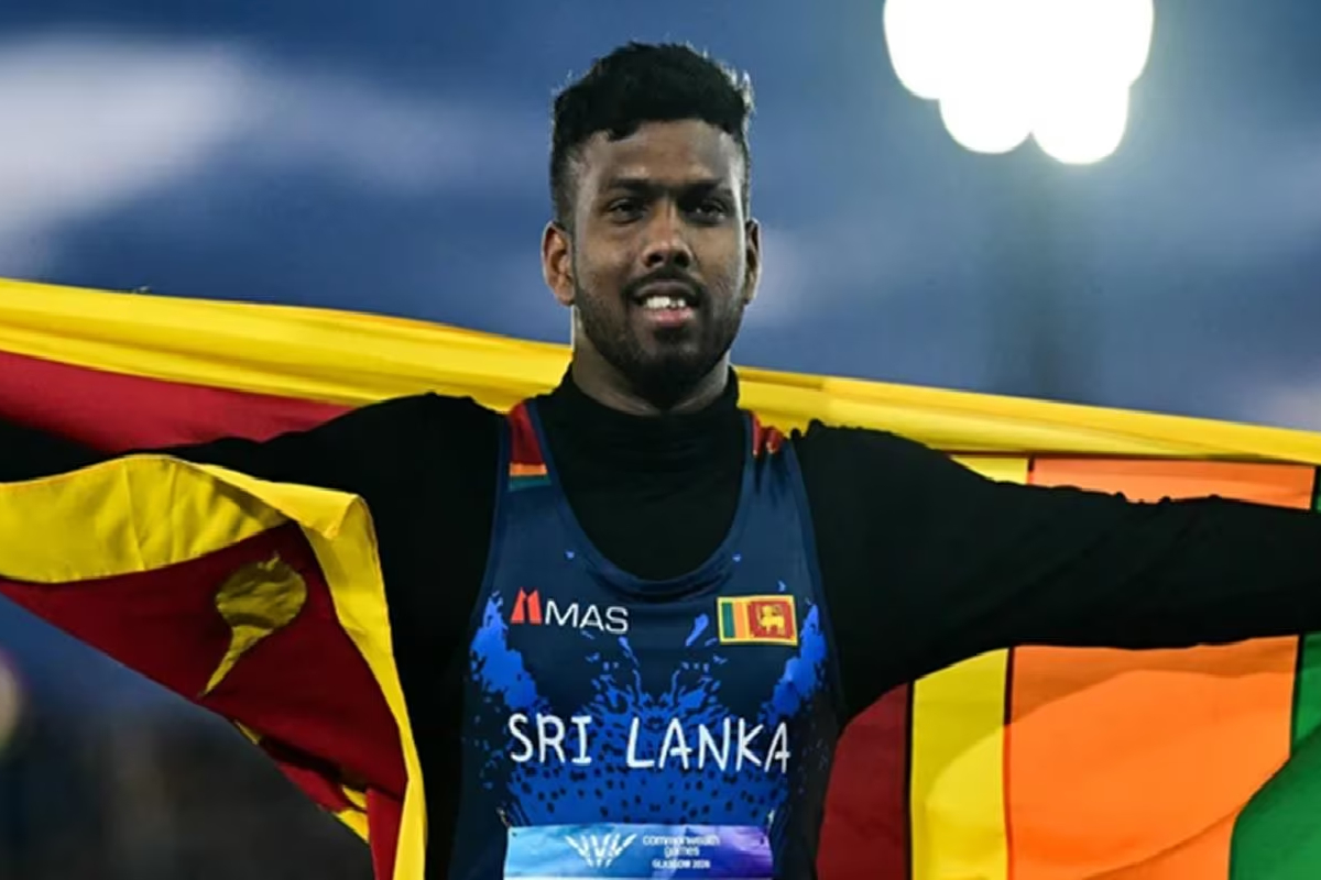 நாடு திரும்பினார் தங்க மகன் ருமேஷ் தரங்க | Commonwealth Gold Medalist Rumesh Tharanga Return