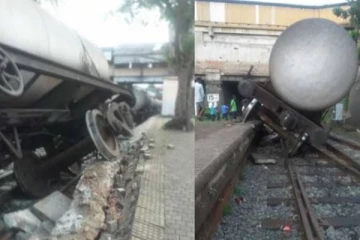 மருதானையில் திடீரென தடம்புரண்ட எரிபொருள் ரயில்... சேவைகள் தாமதம்